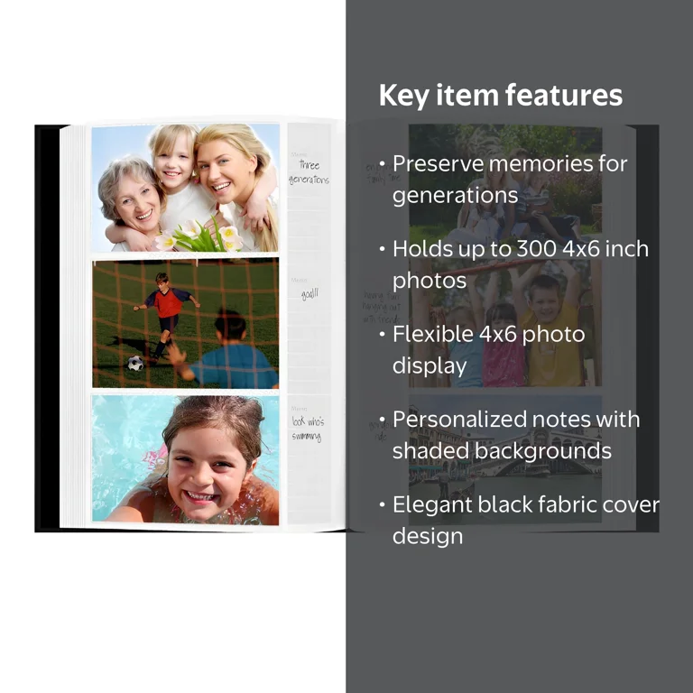 Pioneer Photo Album DA-300CBF Fabric Frame Bi-Directional Memo
