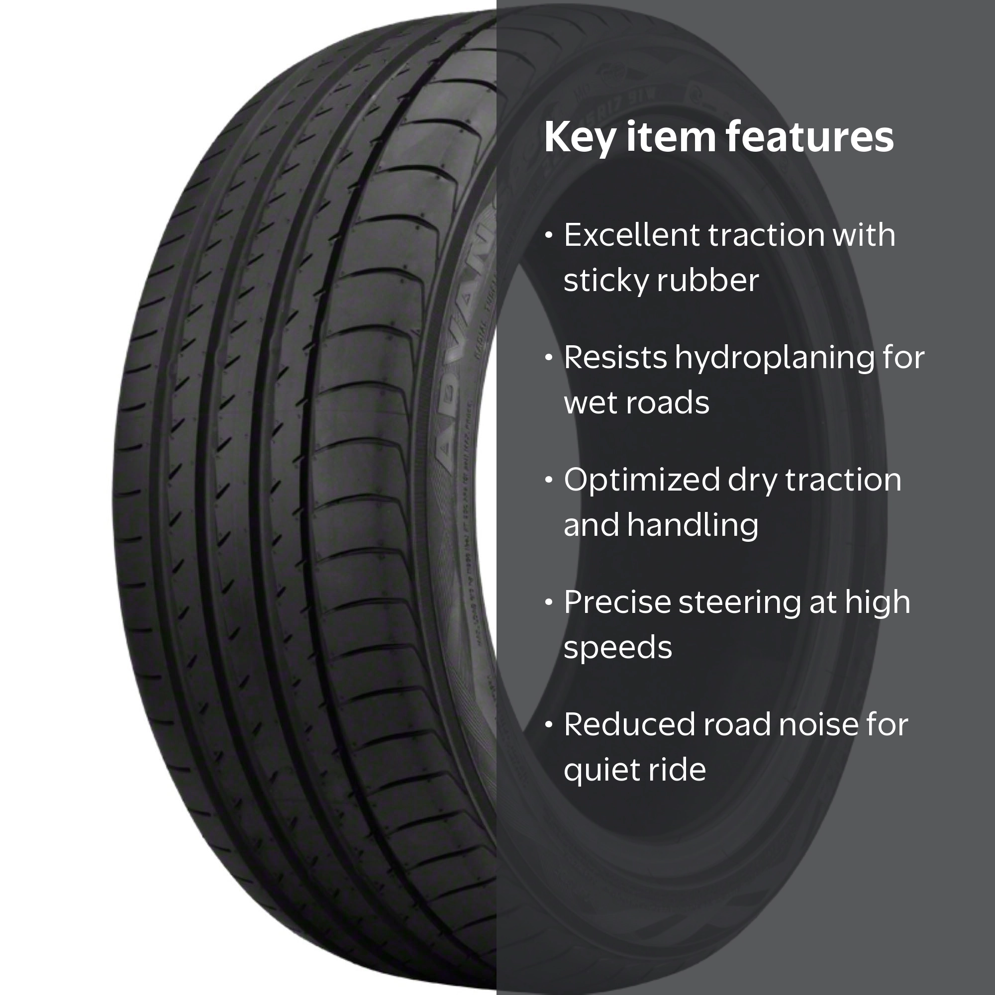 Yokohama Advan Sport V105 UHP 235/40ZR19 (92Y) Passenger Tire