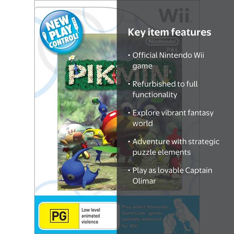 Nintendo Wii Pikmin Video Game - Unique Adventure Puzzle