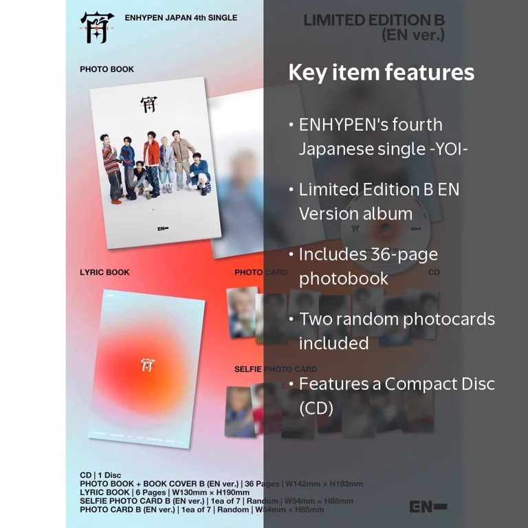 Geffen Records, Music CD, -YOI-, Limited Edition B EN Ver Geffen Records, Music CD, -YOI-, Limited Edition B EN Ver