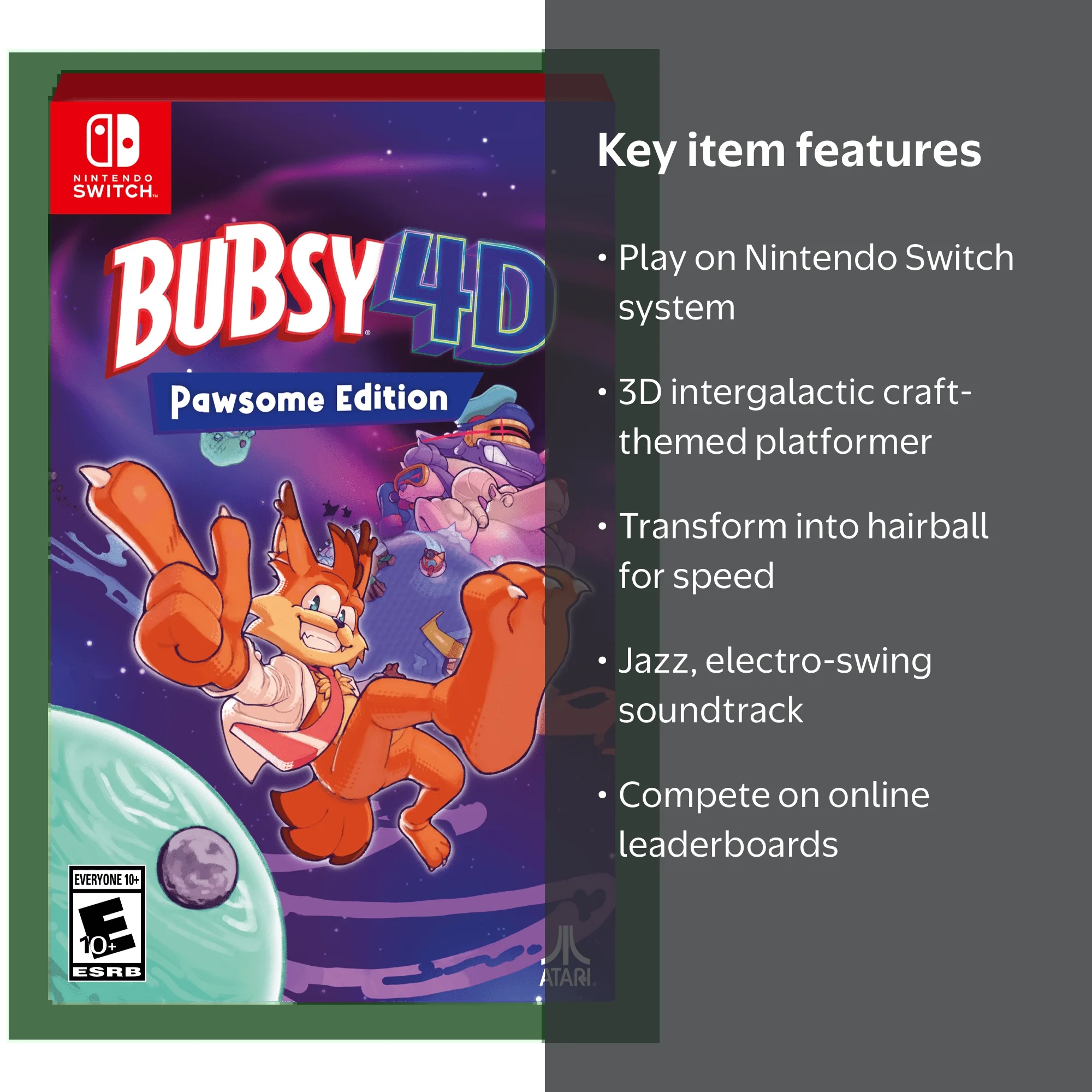 Bubsy 4D - Pawsome Edition - Nintendo Switch Game - Walmart.com