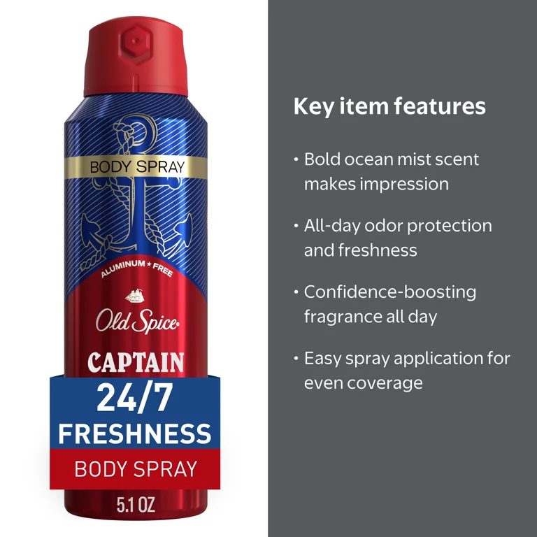 Old Spice Captain デオドラント＆ボディスプレーセット Amazon.co.jp