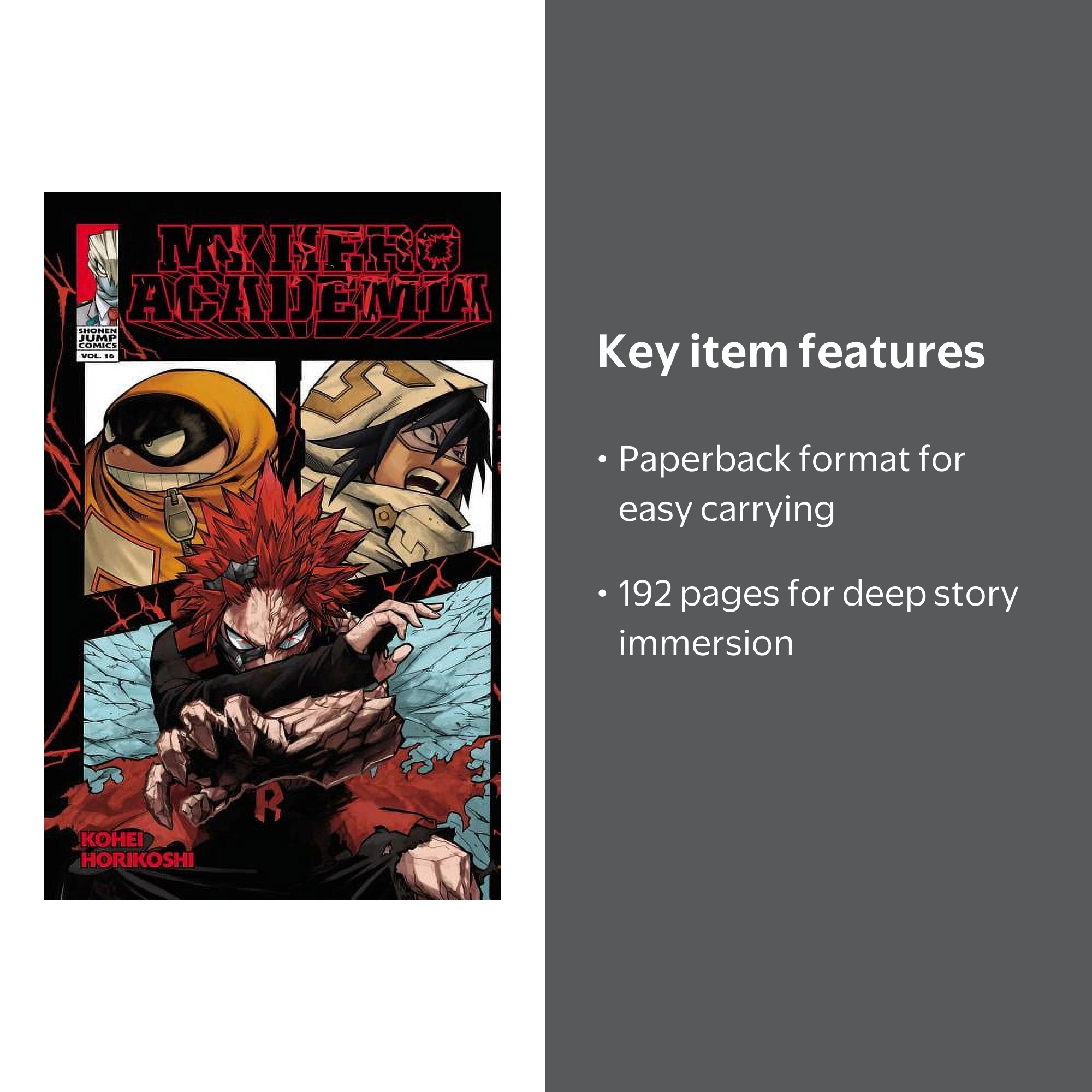 My Hero Academia My Hero Academia, Vol. 16: Red Riot, Book 16