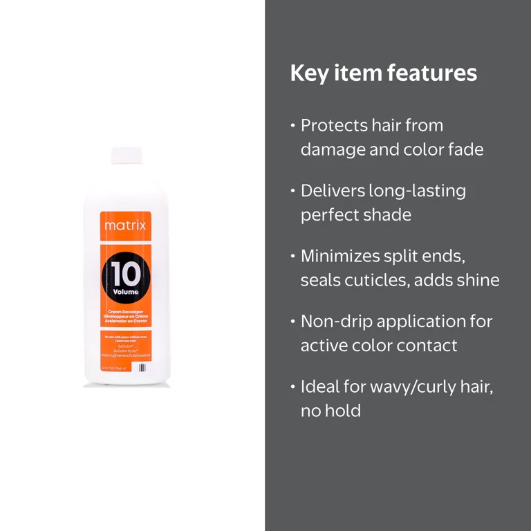 Matrix Cream Developer, 10 Volume, 32 oz, Hydrogen Peroxide