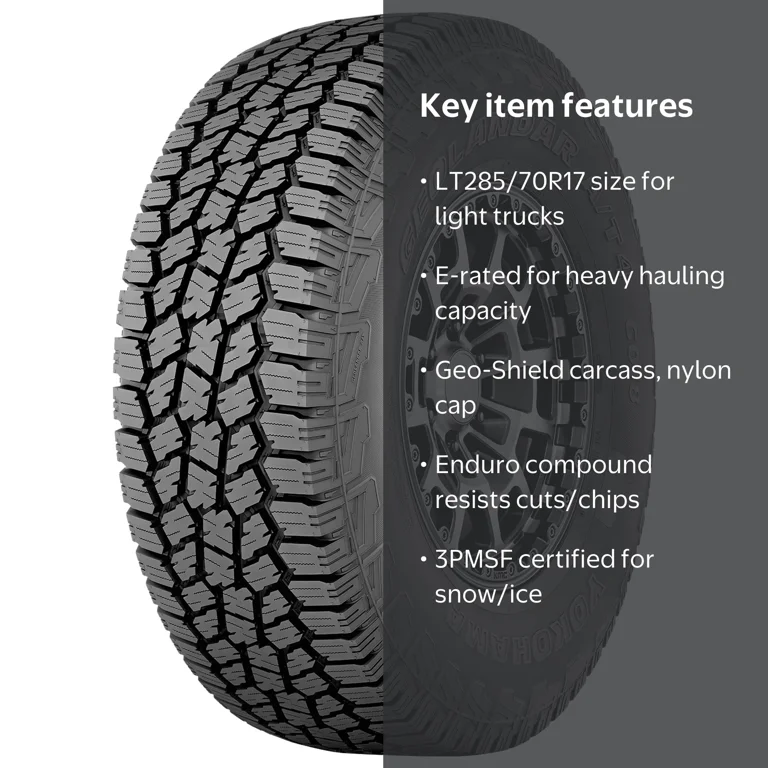 Yokohama Geolandar A/T4 G018 All Terrain LT285/70R17 121/118S E