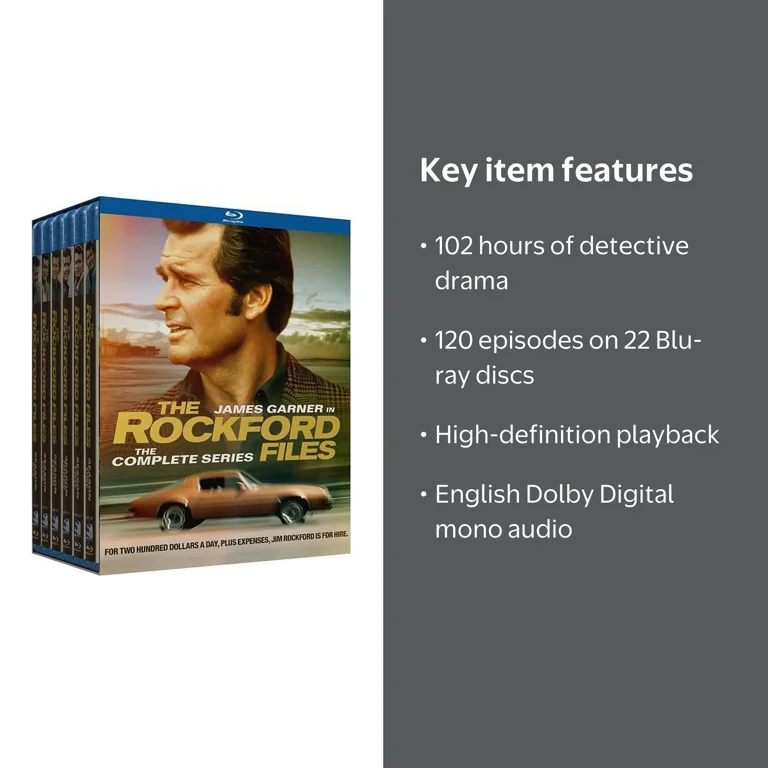 The Rockford Files - Complete Series [Blu-ray] - Walmart.com