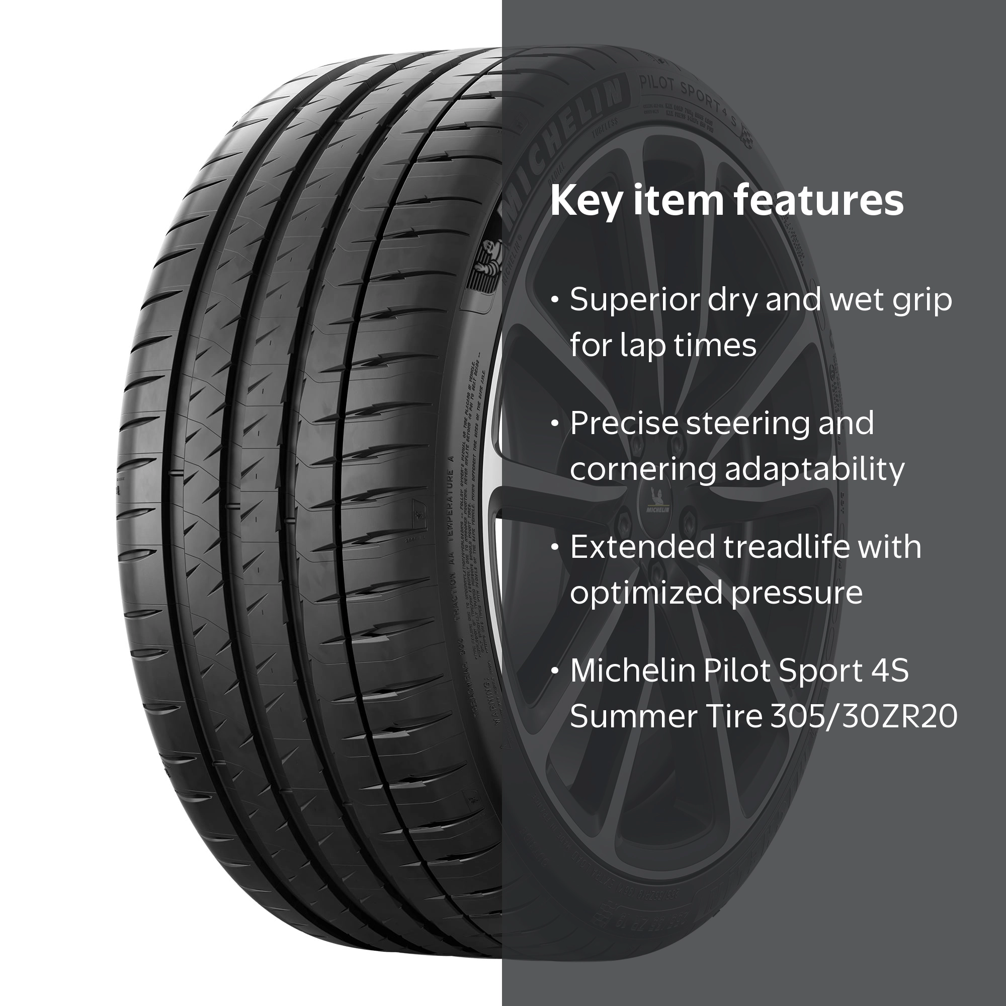 Michelin Pilot Sport 4S Performance 305/30ZR20 (99Y) XL Passenger 