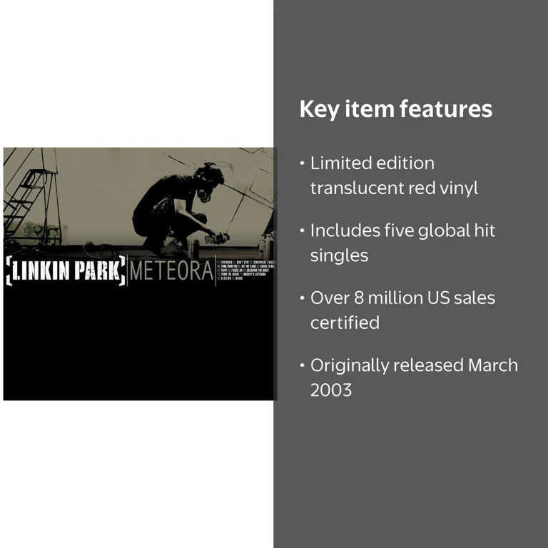 Linkin Park - LTD-Meteora (Tanslucent Red & Gold & Splatter) - LP