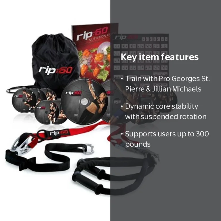 Icon Fitness rip:60 Home Gym and Fitness DVDs Suspension Trainer