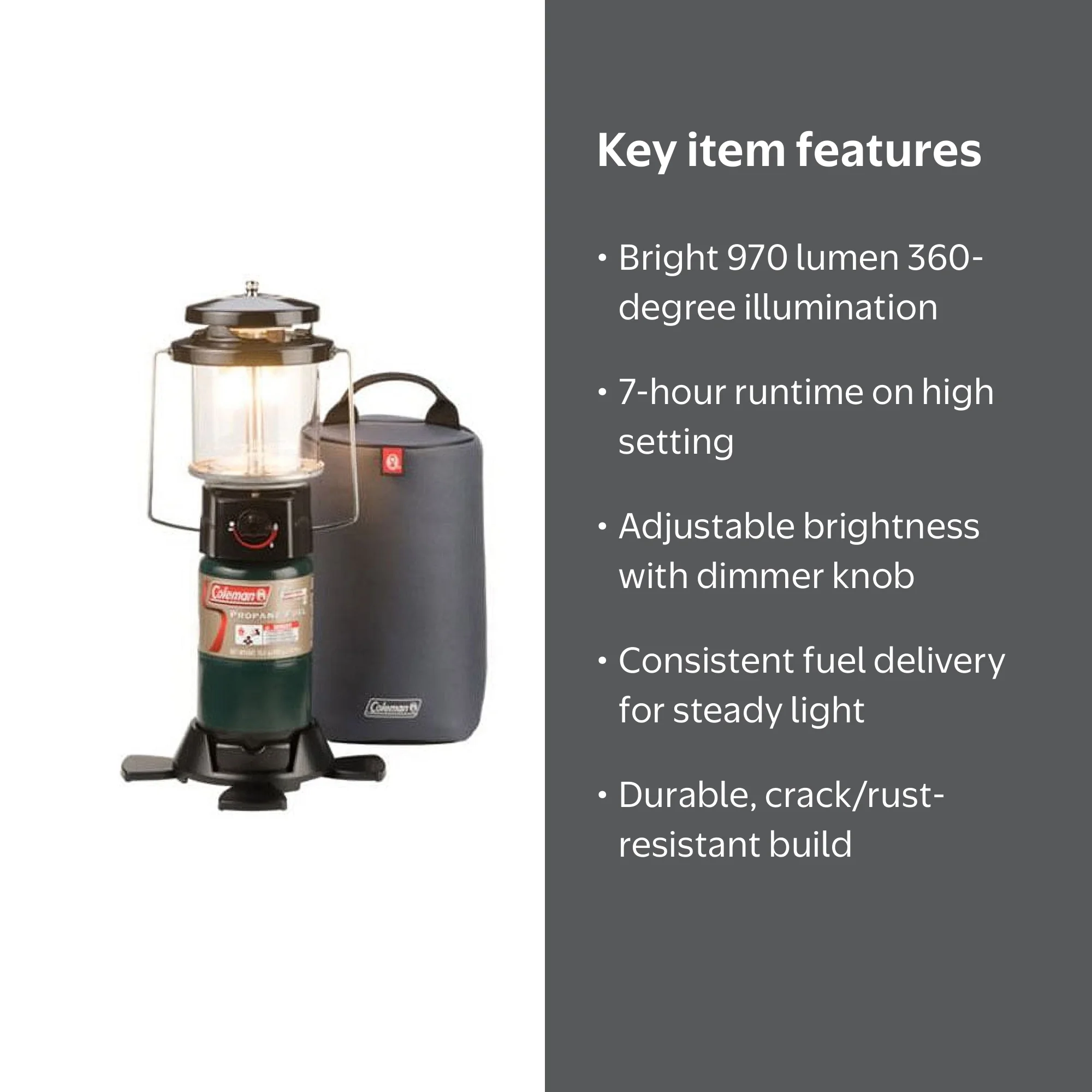 Coleman 970 lumens Camping Lantern - Walmart.com