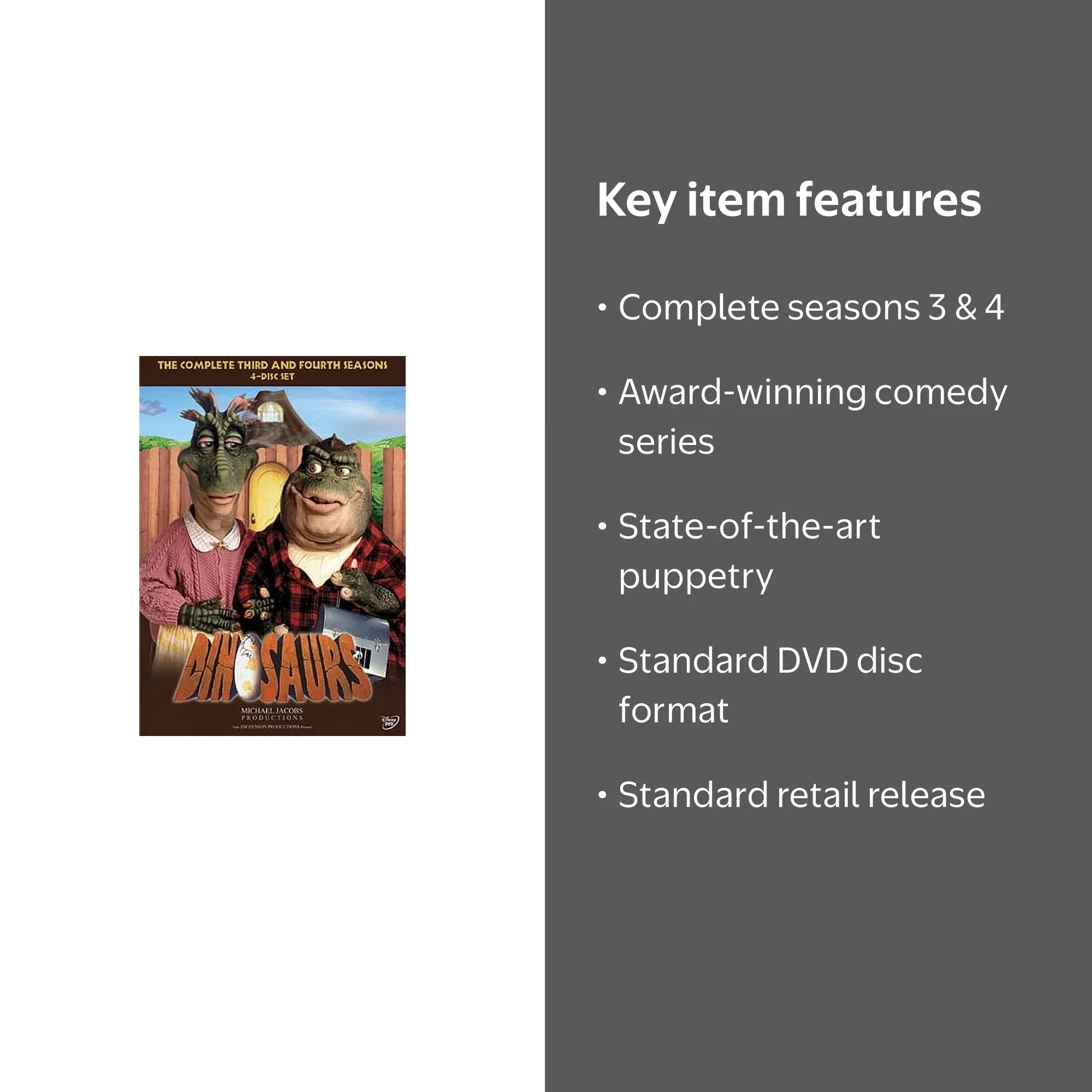 Dinosaurs: The Complete Third and Fourth Seasons (DVD) - Walmart.com