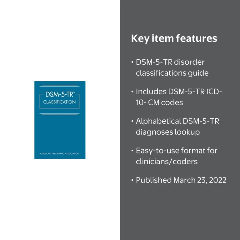 American Psychiatric Publishing, Dsm-5-Tr(r) Classification
