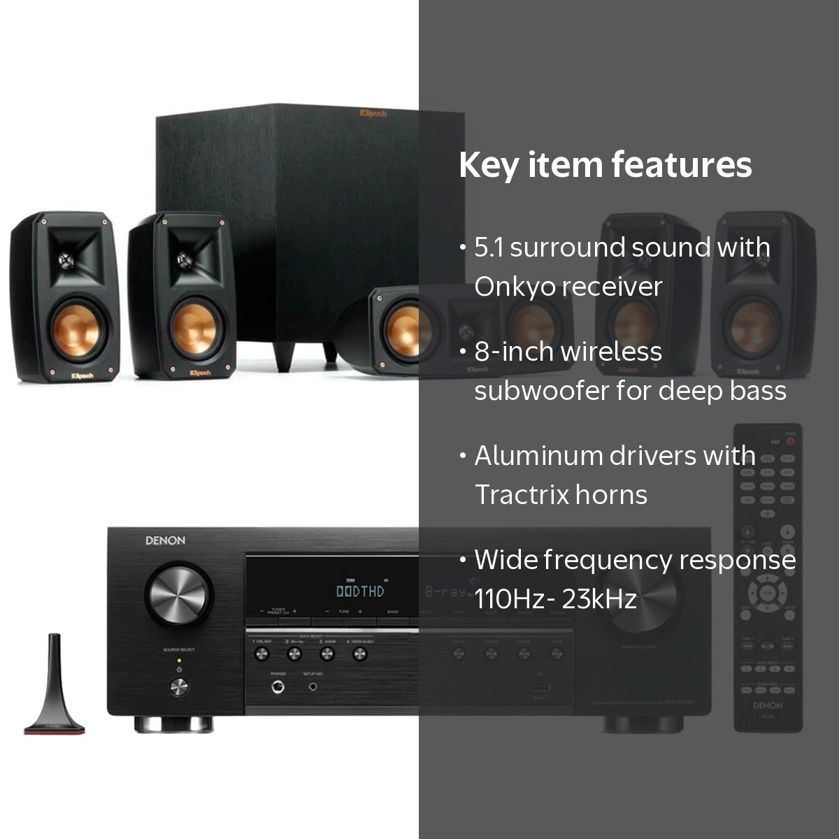 Klipsch Reference Theater Pack 5.1-Channel Surround Sound Stereo