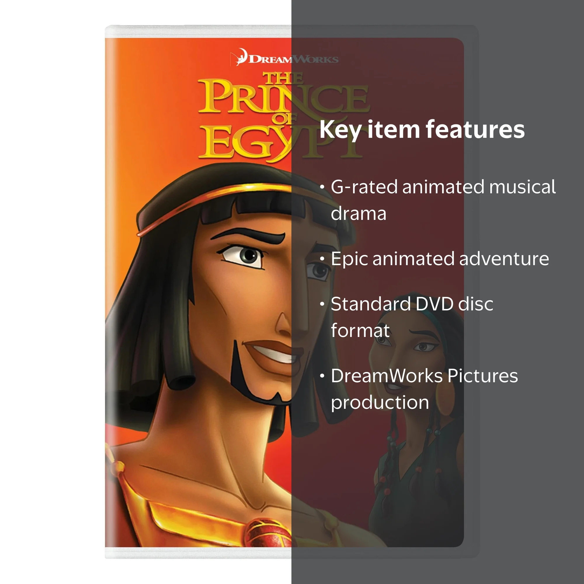 SDS, DVD, The Prince of Egypt, Family, DreamWorks, Animated