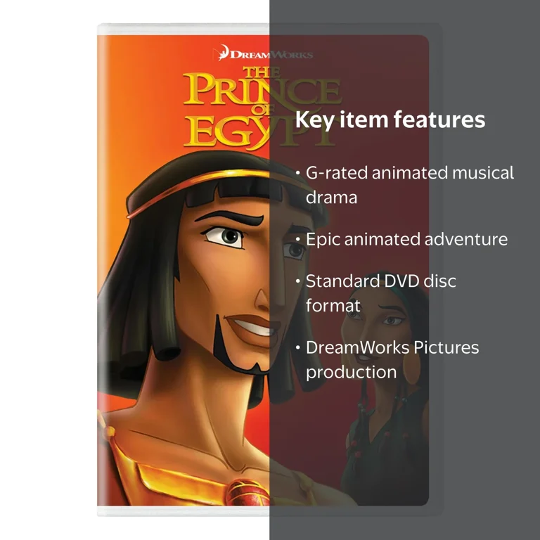 SDS, DVD, The Prince of Egypt, Family, DreamWorks, Animated