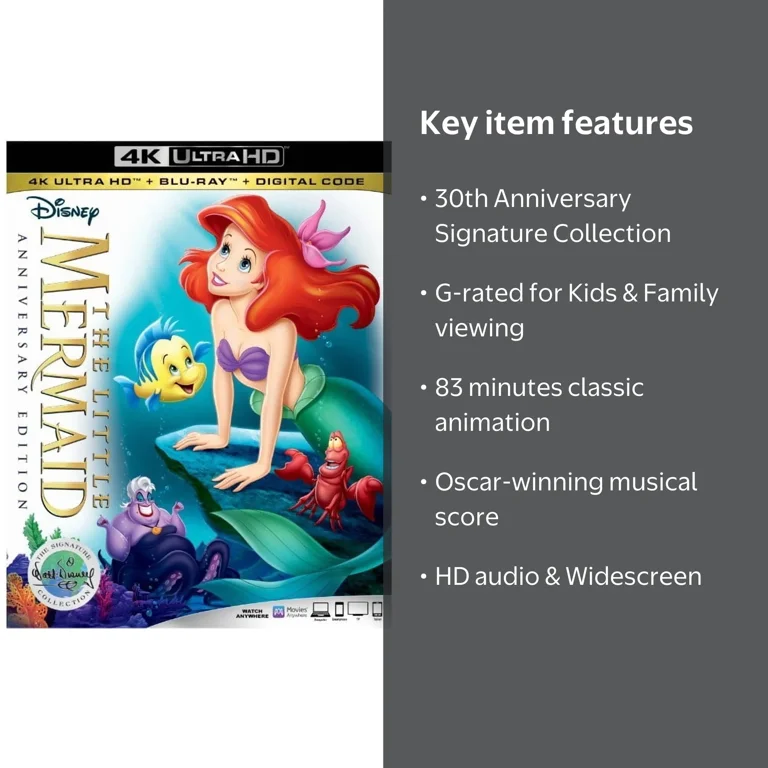 Disney's The Little Mermaid 30th Anniversary Collection: 4K HD