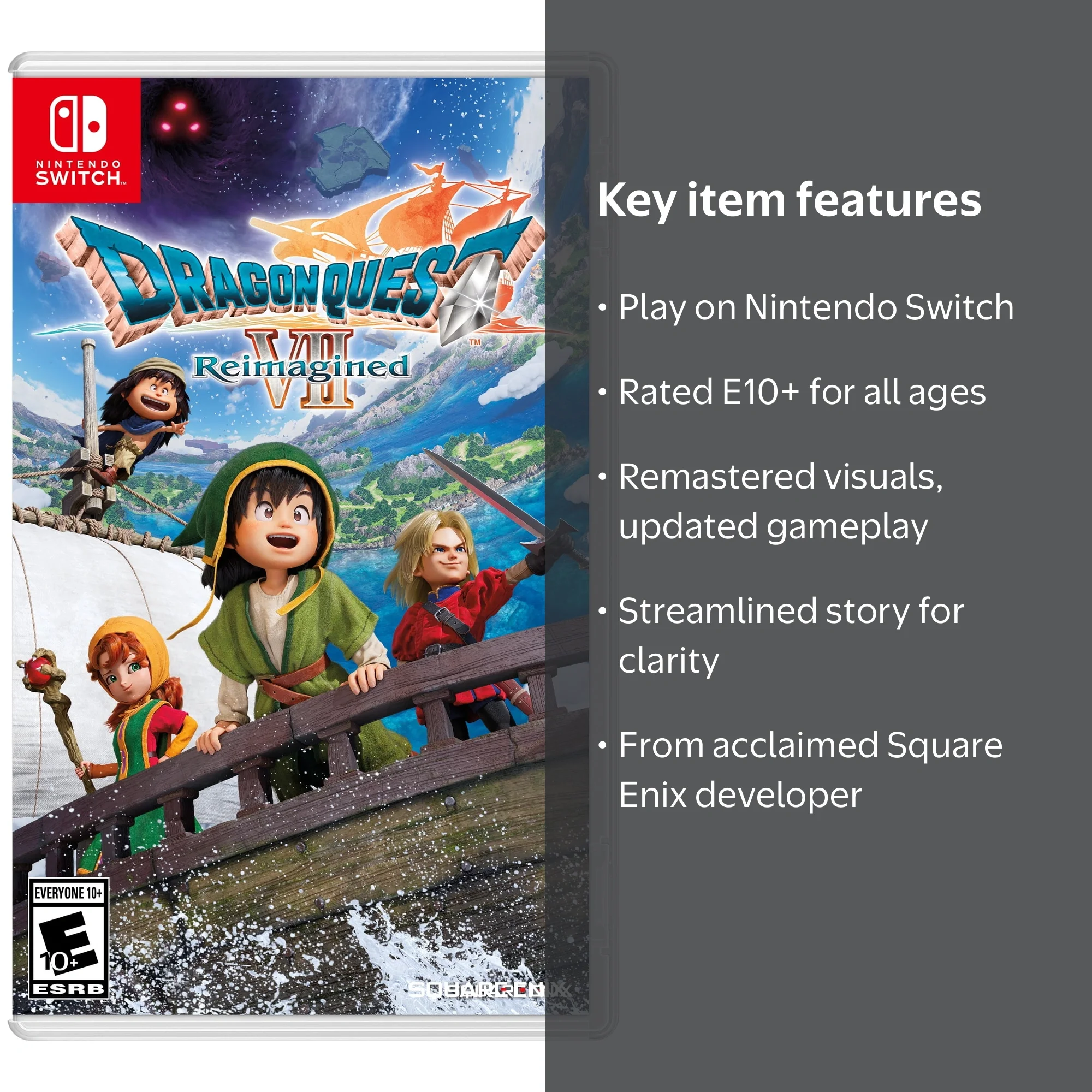 Square Enix, DRAGON QUEST VII Reimagined for Nintendo Switch