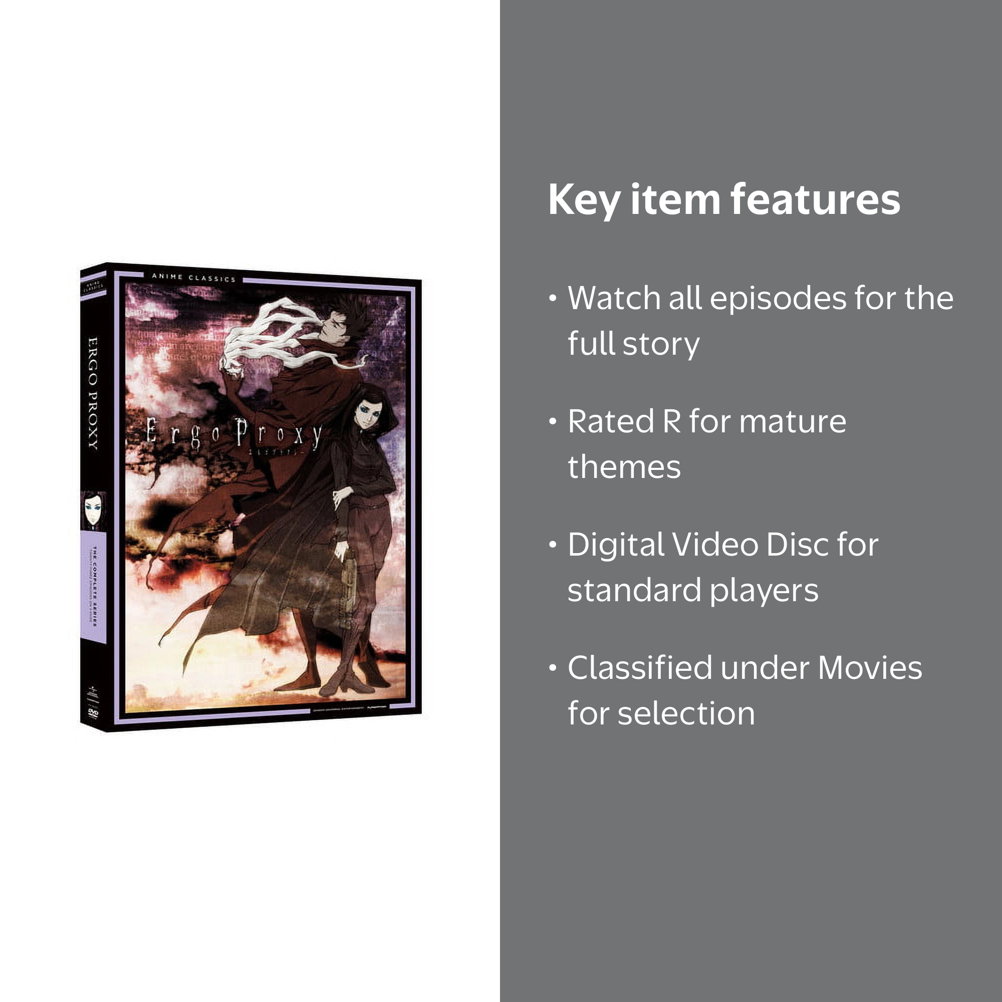 Ergo Proxy: Complete Series (DVD) - Walmart.com