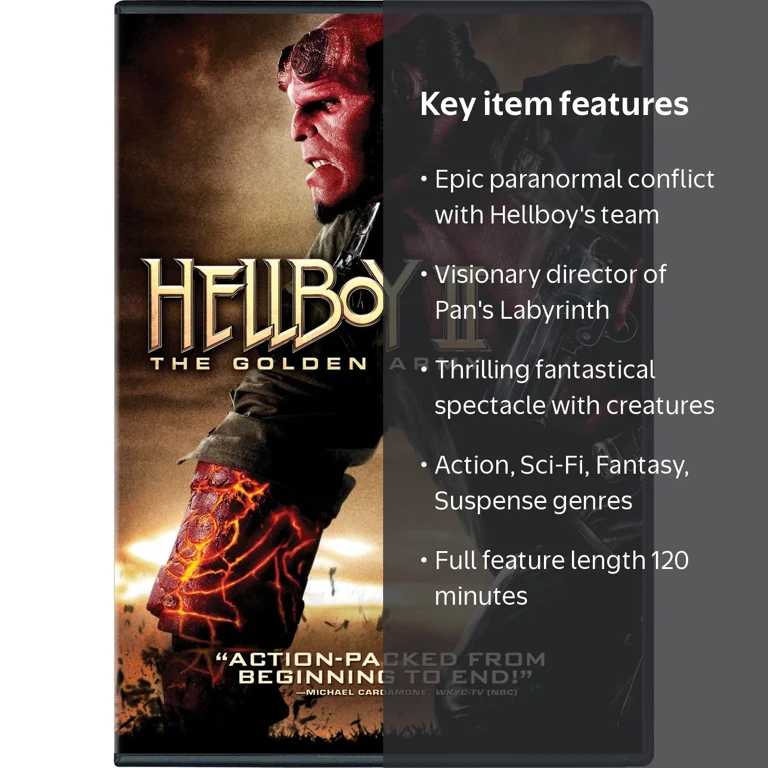 Universal, DVD, Hellboy 2 - The Golden Army, Widescreen - Walmart.com