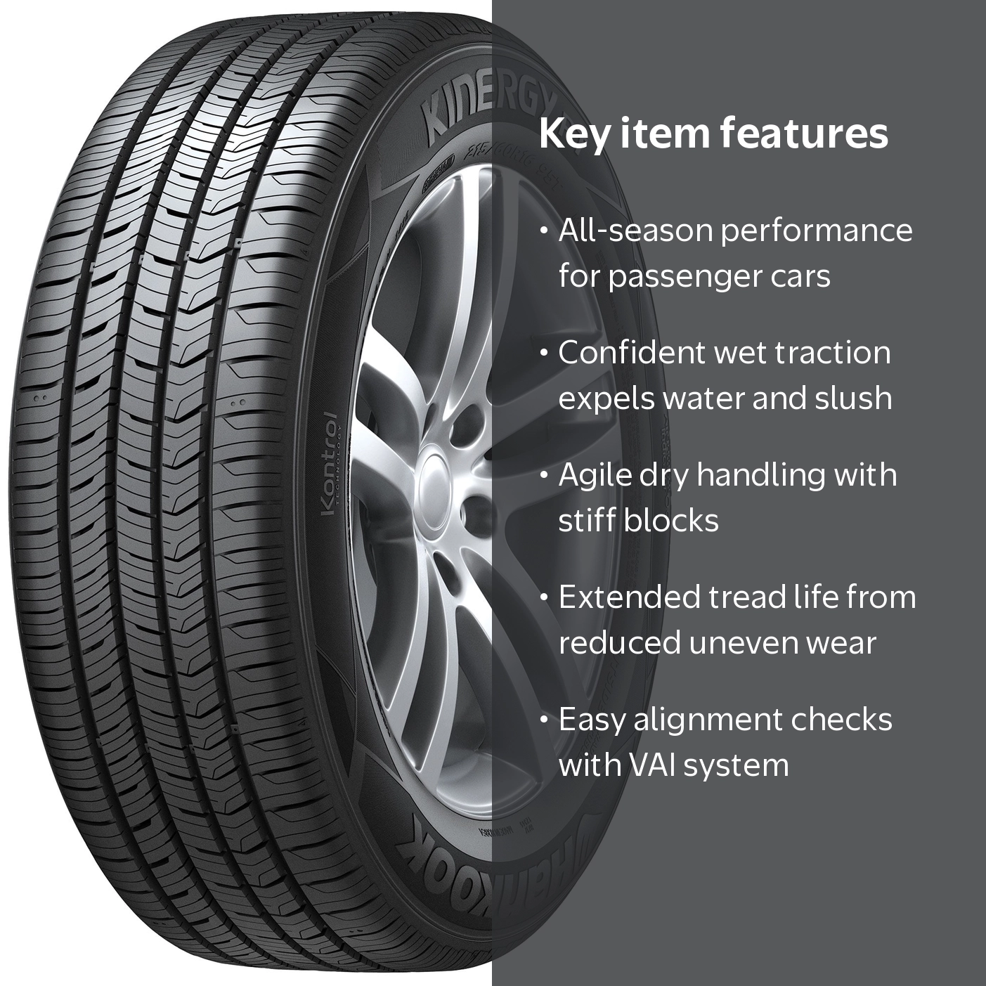 449    185-60R15   2本 Hankook, Passenger Tire, 185/60R15 84T All Season, Improved