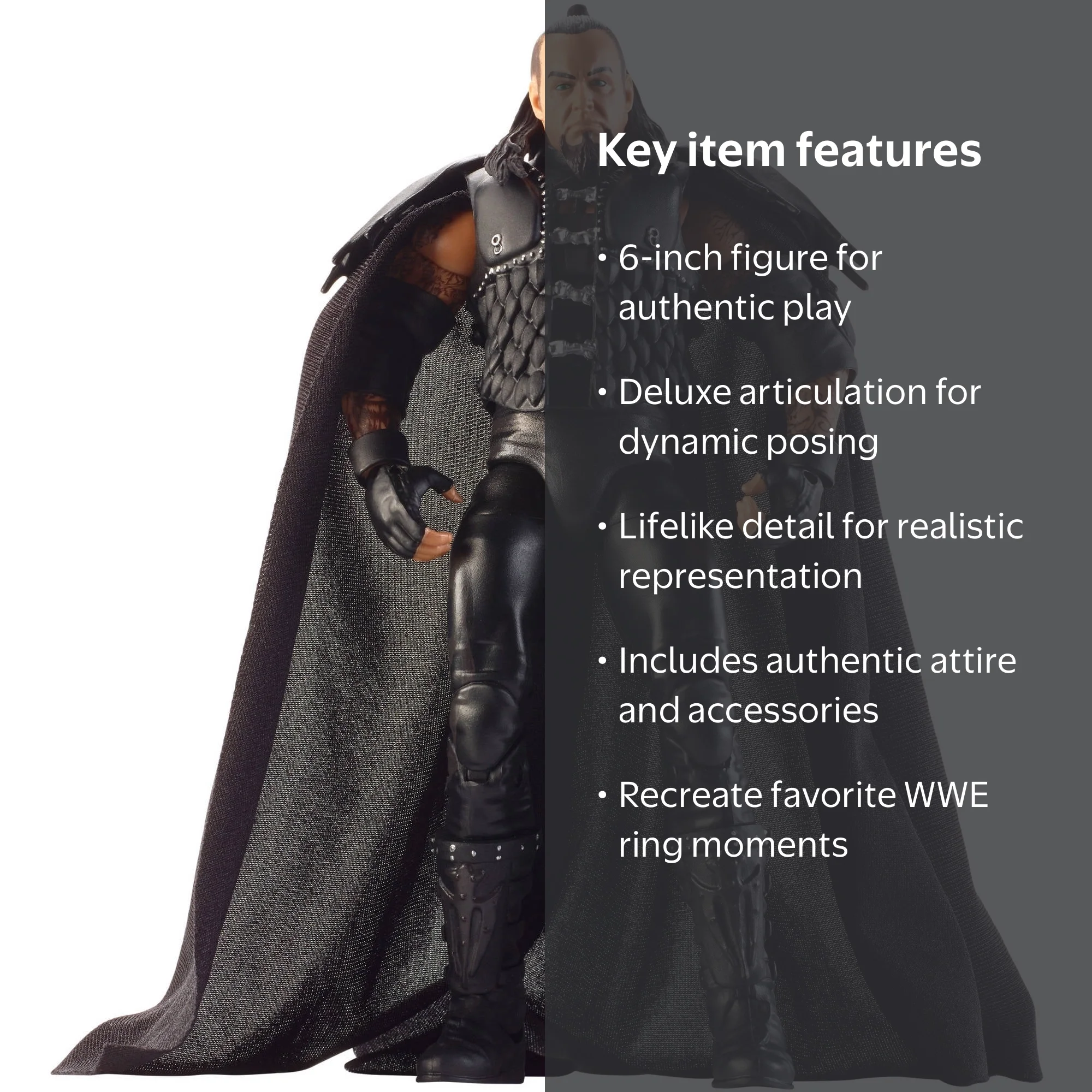 アンリ人形　 26cm Take me Along WWE Defining Moments Undertaker - Walmart.com