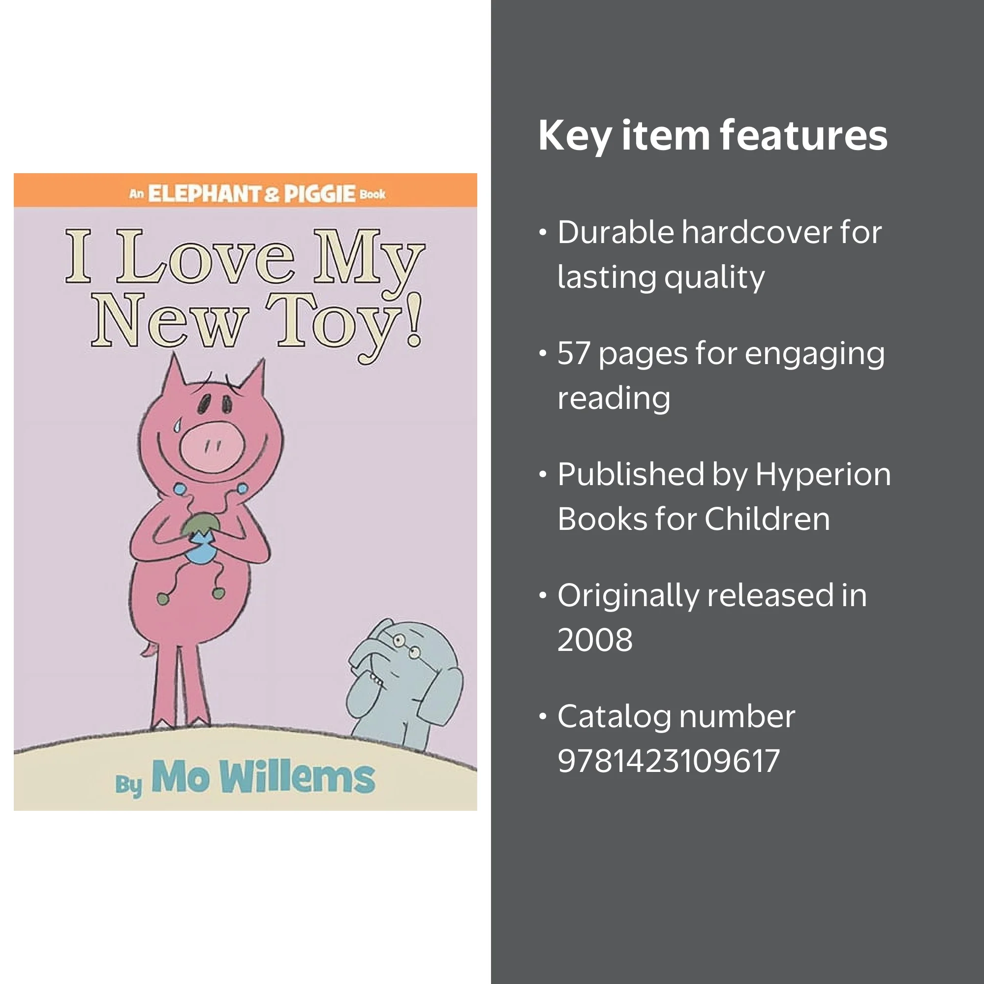 I Love My New Toy! (an Elephant and Piggie Book) (Hardcover