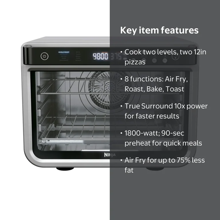 Ninja Foodi XL Pro Digital Smart Fryer, Air Fryer, Toaster & Large