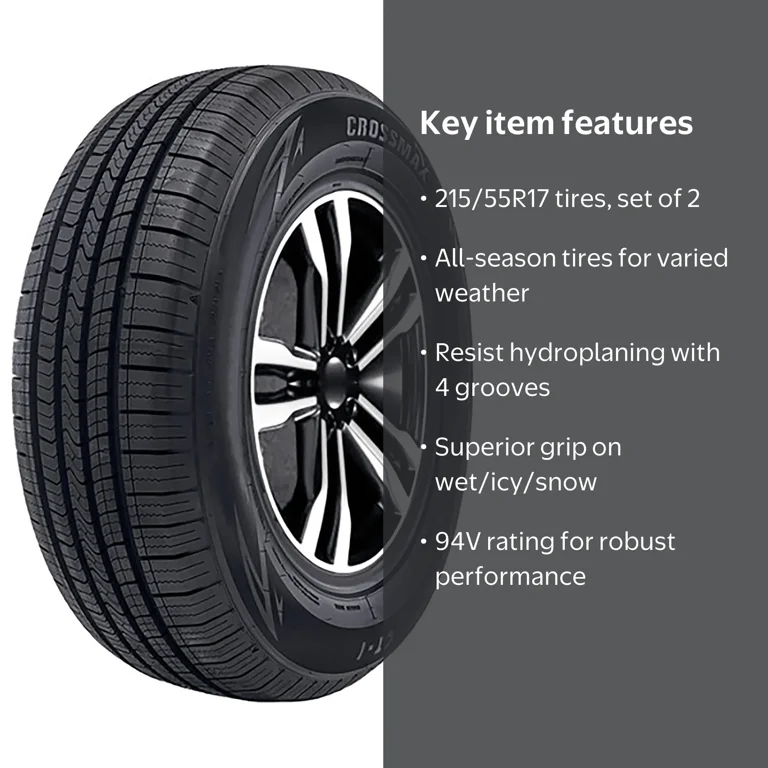 Set of 2 Crossmax CT-1 215/55R17 94V Tires - Walmart.com