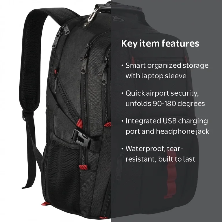 airport travel backpack laptop Taygeer for Men, Airplane Approved Travel Backpack in combination lock and concealed zippers Travel Laptop Backpack, Anti-Theft Carry