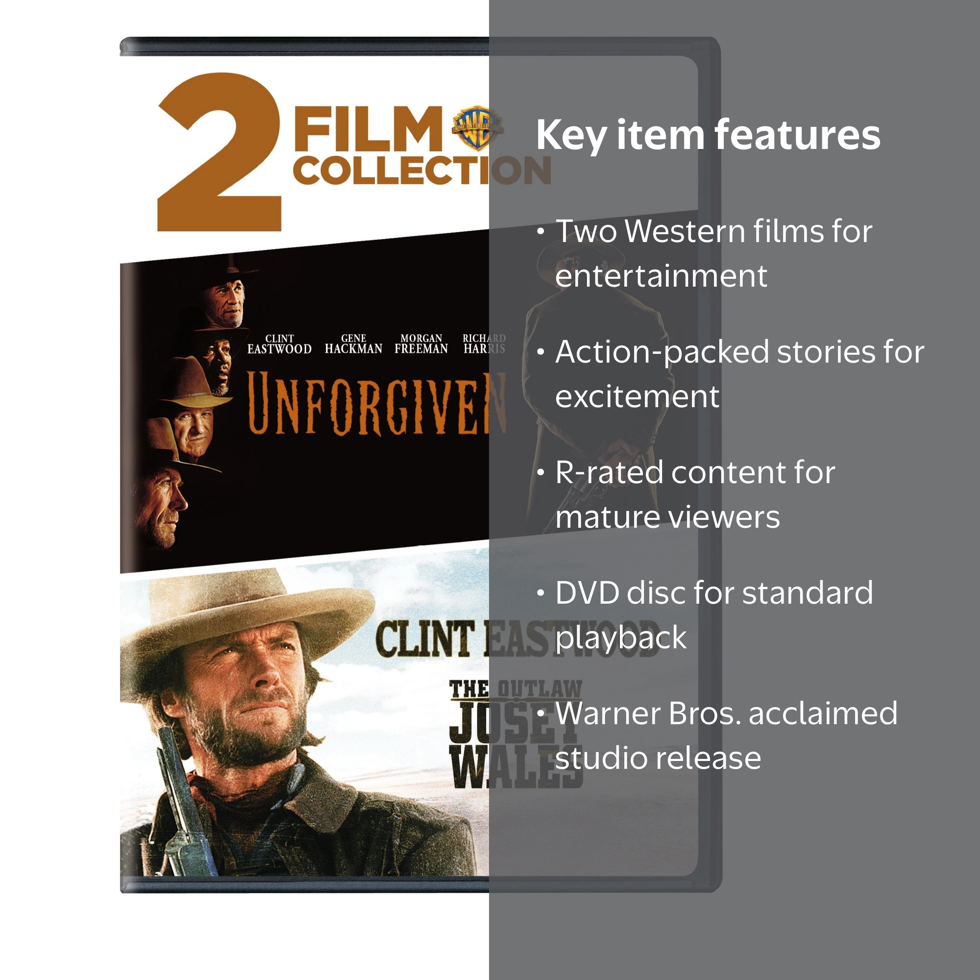 洋楽 CD THE UNFORGIVEN CLASSIC WESTERN SCORES Amazon.com: Unforgiven + The Outlaw Josey Wales, Pale Rider Clint