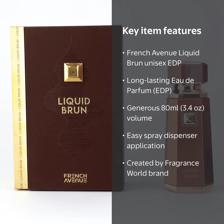 French Avenue, Fragrance Liquid Brun, 3.4 oz, Unisex Sealed