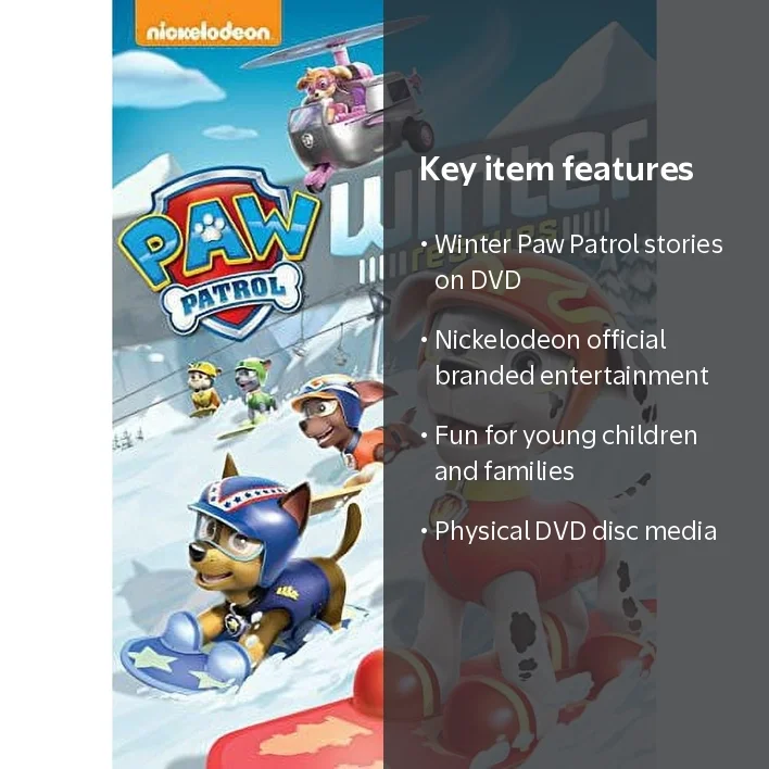 Paramount Home Video, DVD, Paw Patrol Winter Rescues, Kids