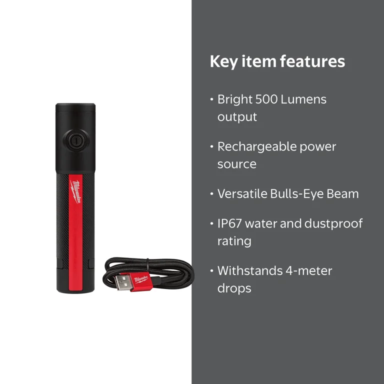 a million lumens flashlight milwaukee 2354-20 M18 18V LED Cordless Portable Compact Search Light focusing feature for easy and fast beam control a million lumens flashlight milwaukee