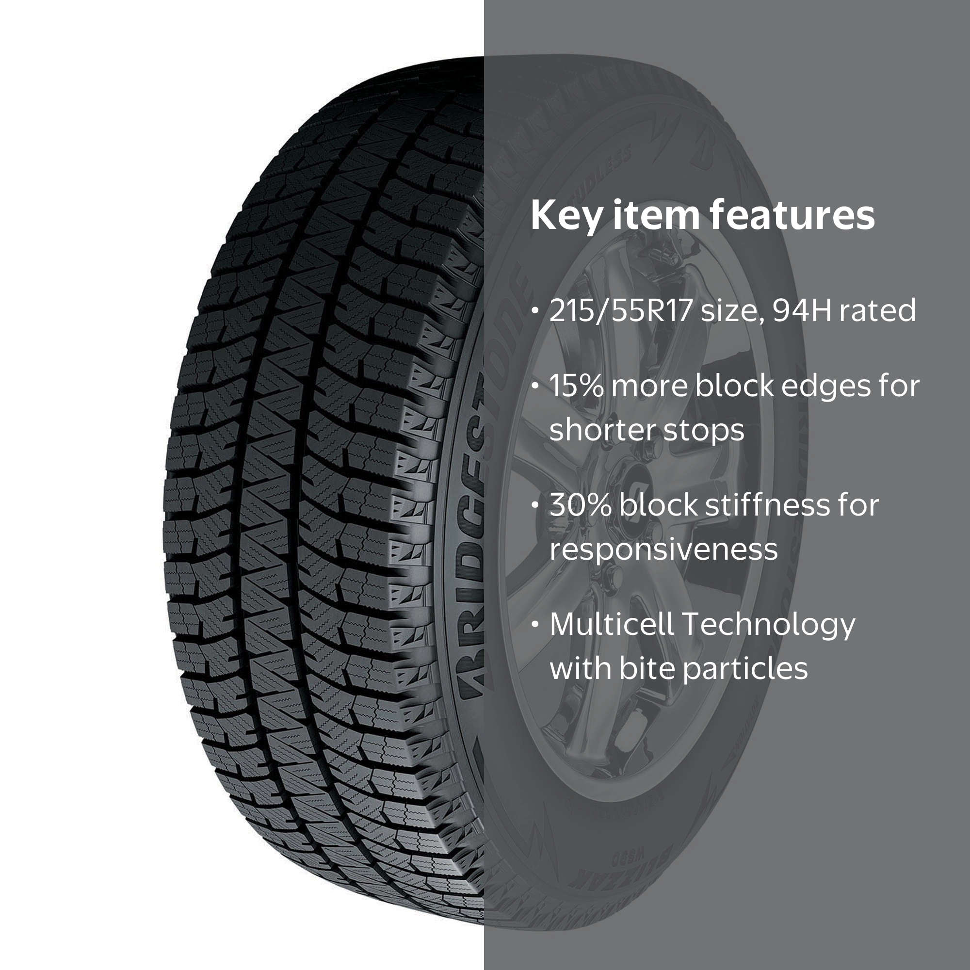 【Firestone WIDE OVAL 215/50R17】夏タイヤ 4本【BS BALMINUM 社外 17インチ 7J5HPCD114.3+53】ブラポリ 　(VTG125) クレジットカード QR決済可能 Firestone Wide Oval Radial Redline HR60-15