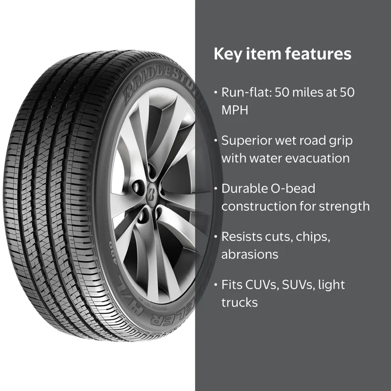 Bridgestone, Passenger Tire, 265/50R20 107T, All Season - Walmart.com