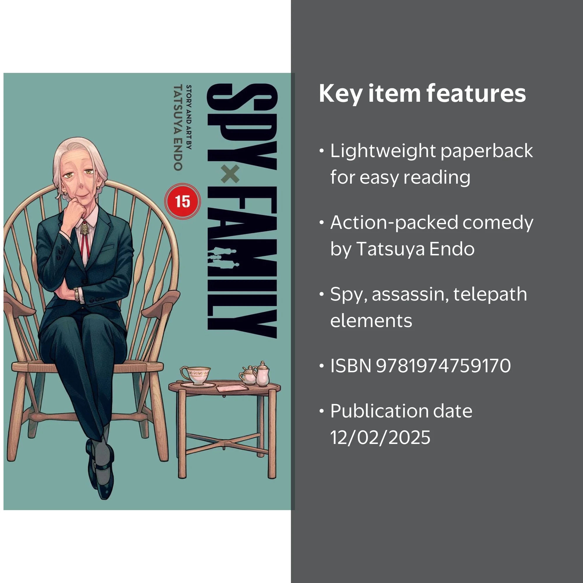 Spy X Family, Vol. 15 (Paperback) - Walmart.com