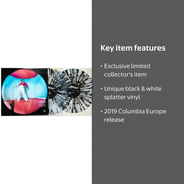 Harry Styles Fine Line Limited Edition LP Album - Black & White