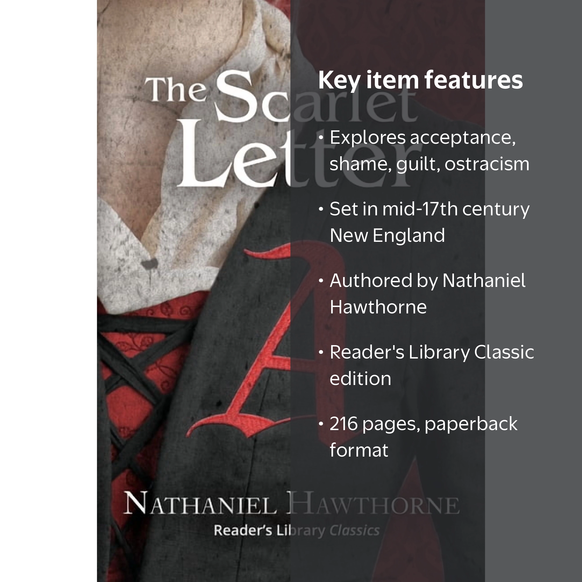 The Scarlet Letter (Reader's Library Classics), (Paperback