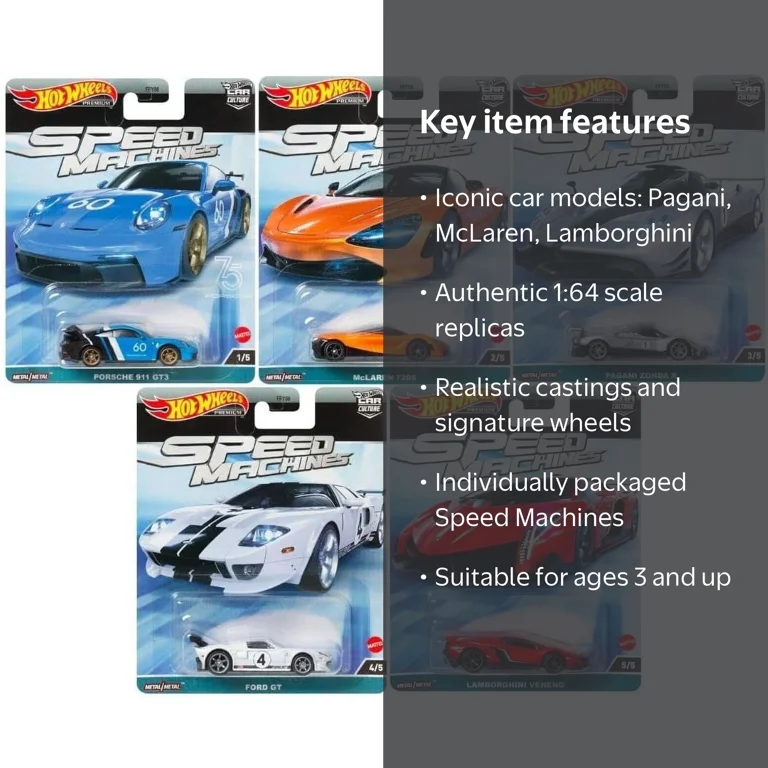 Hot Wheels Car Culture Speed Machines Vehicle - Assorted - Walmart.com