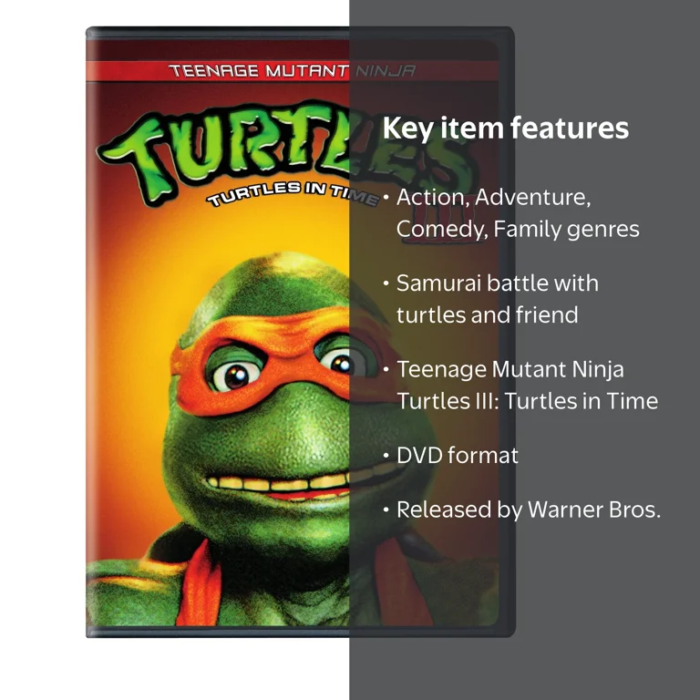 Teenage Mutant Ninja Turtles III: Turtles in Time [DVD] - Walmart.com
