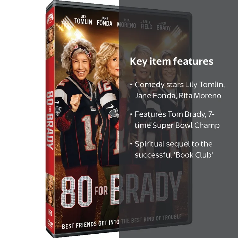 Paramount's 80 for Brady DVD - Comedy Legends, Super Bowl LI