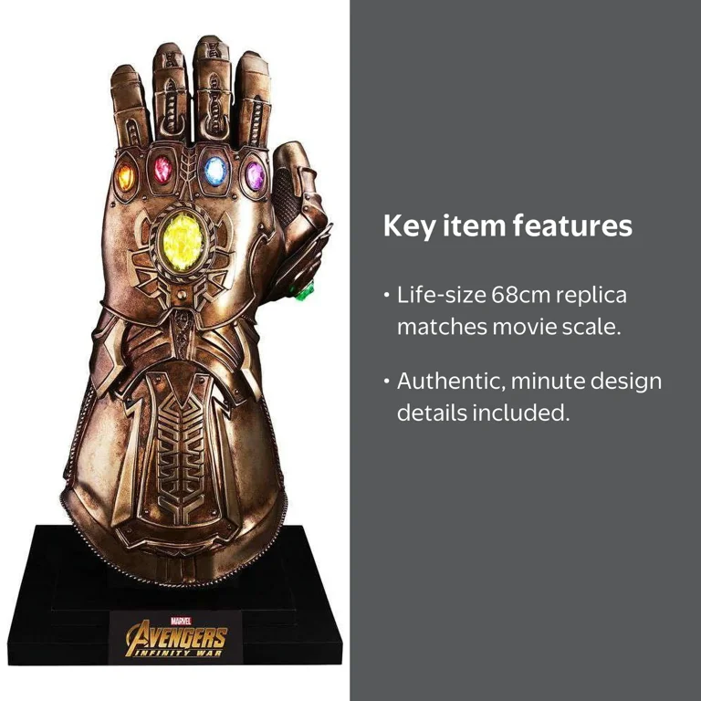 Marvel Avengers Infinity War Infinity Gauntlet Light-Up Replica