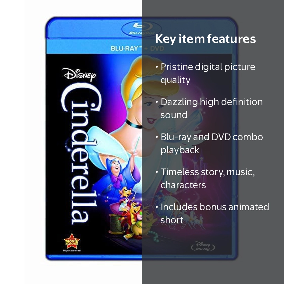 Cinderella (Diamond Edition) (Blu-ray + DVD) - Walmart.com