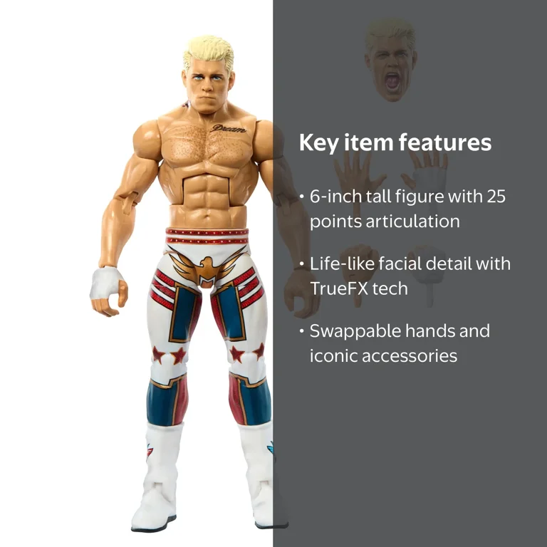 WWE, Action Figure, Cody Rhodes, 6-inch Collectible with