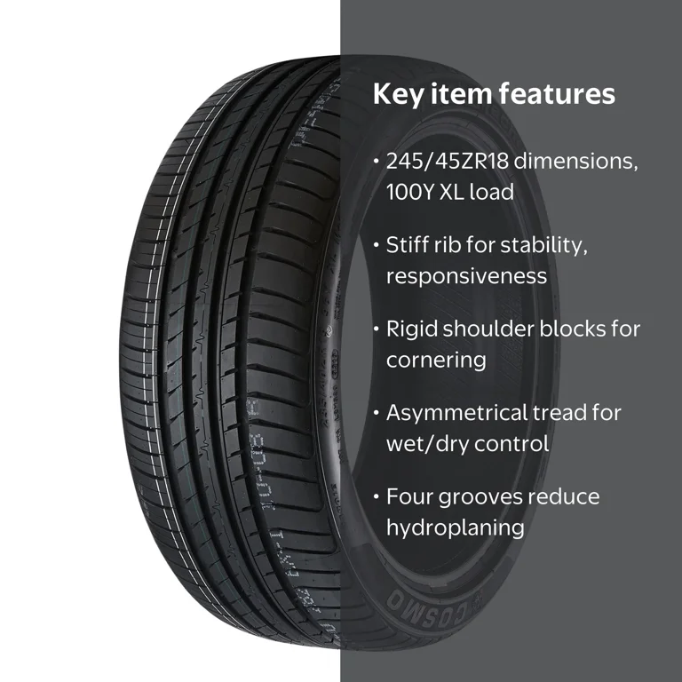 Cosmo MuchoMacho All-Season Passenger Tire P245/45ZR18 100Y XL