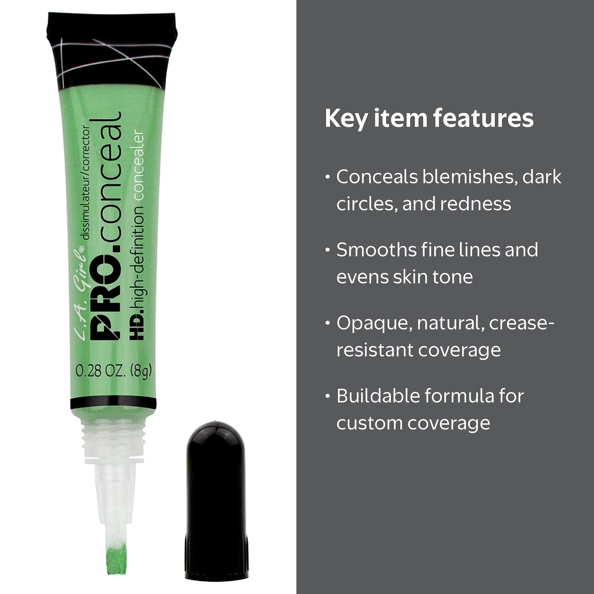 L.A. Girl PRO Conceal HD Corrector, Correcting Green Concealer