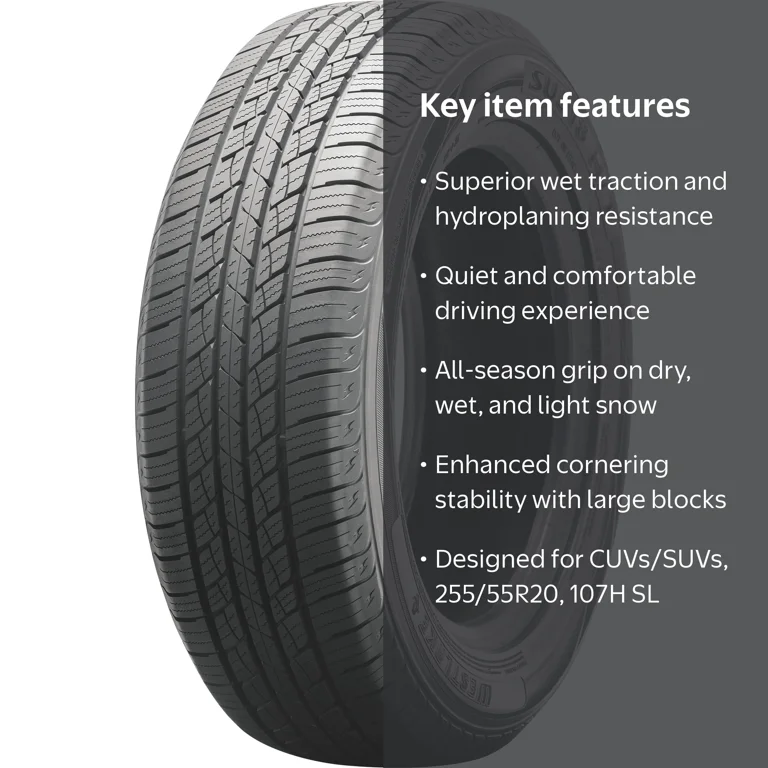 2020年製 8分山程度 ★ 215/55R17 WANLI SW312 Westlake SU318 All Season 255/55R20 107H SUV/Crossover Tire
