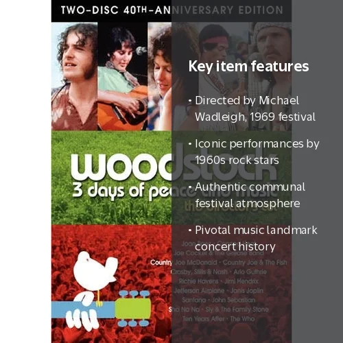 Warner Bros, Woodstock Documentary: Three Days of Peace & Music
