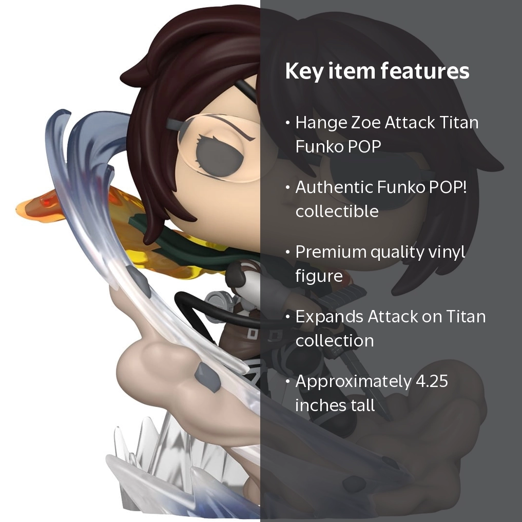 Funko POP! Premium Anime: Attack on Titan - Hange Zoe - Walmart.com
