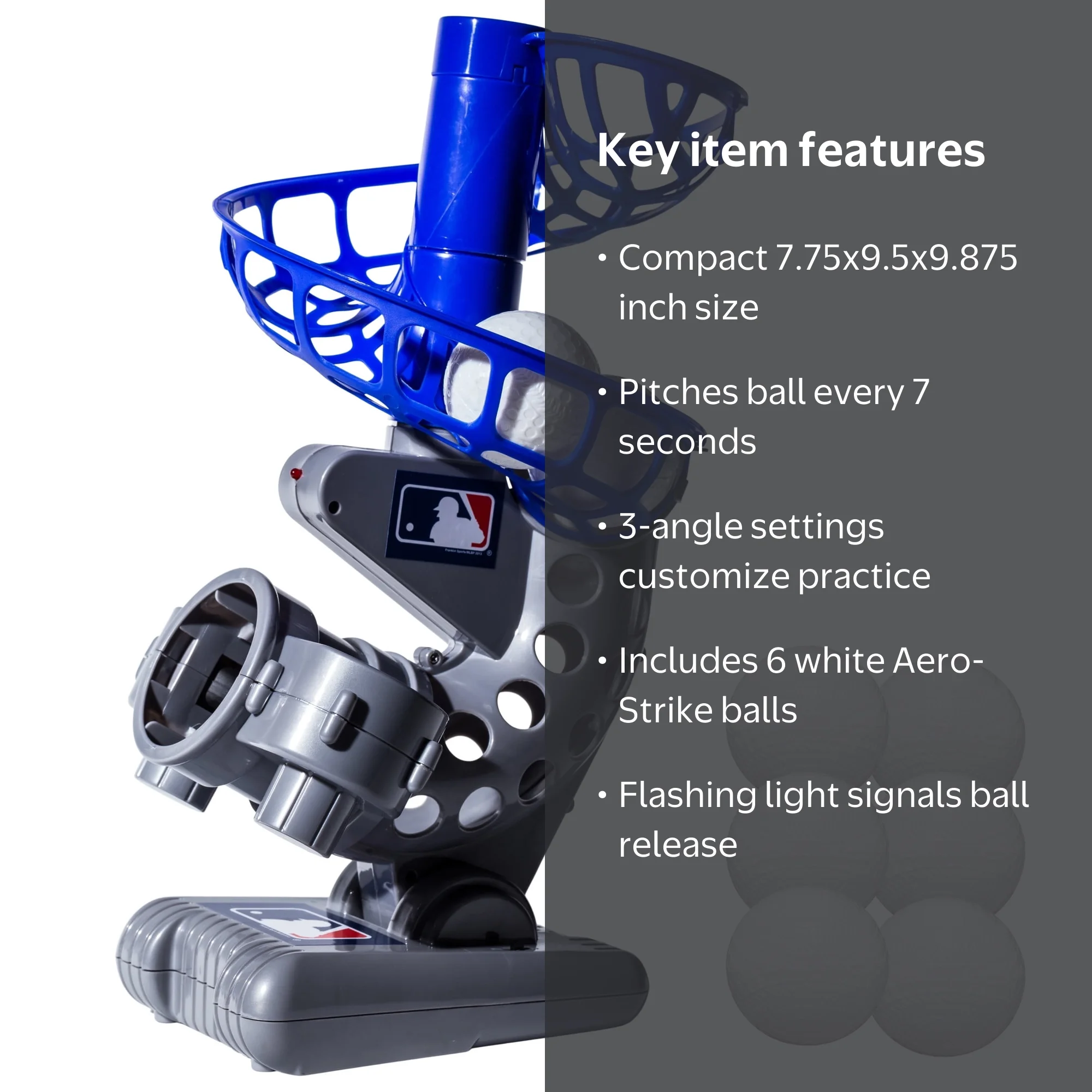 Franklin Sports MLB Electronic Baseball Pitching Machine ‚Äì
